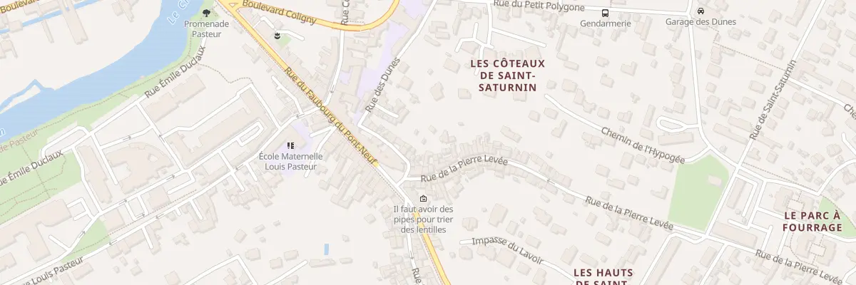 Plan du 10 Rue des Dunes à Poitiers