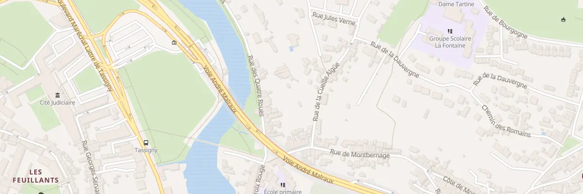 Plan du 231 Rue des 4 Roues à Poitiers