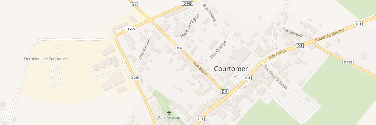 Plan du 19 Rue Batrel à Courtomer