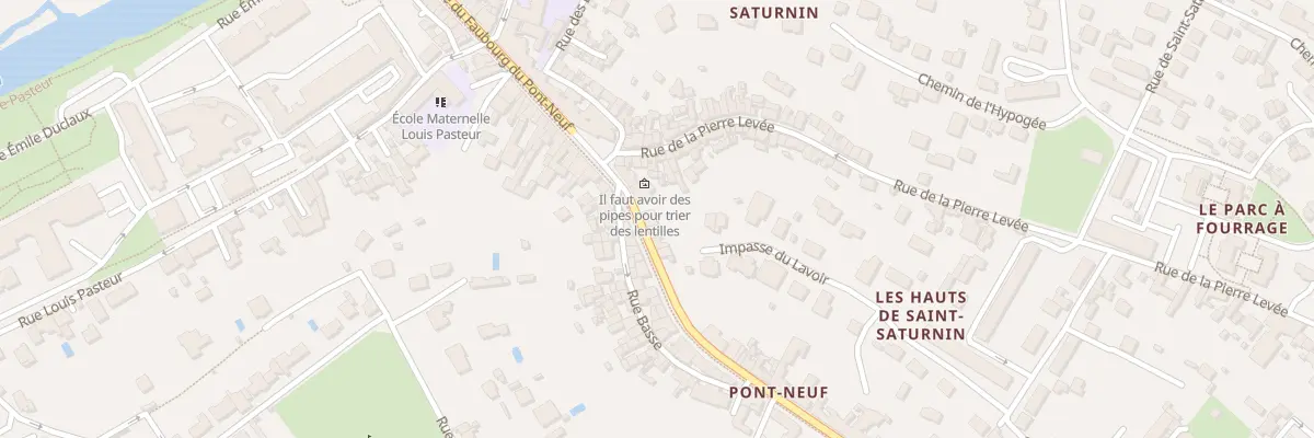 Plan du 75 Rue du Fg du Pont Neuf à Poitiers
