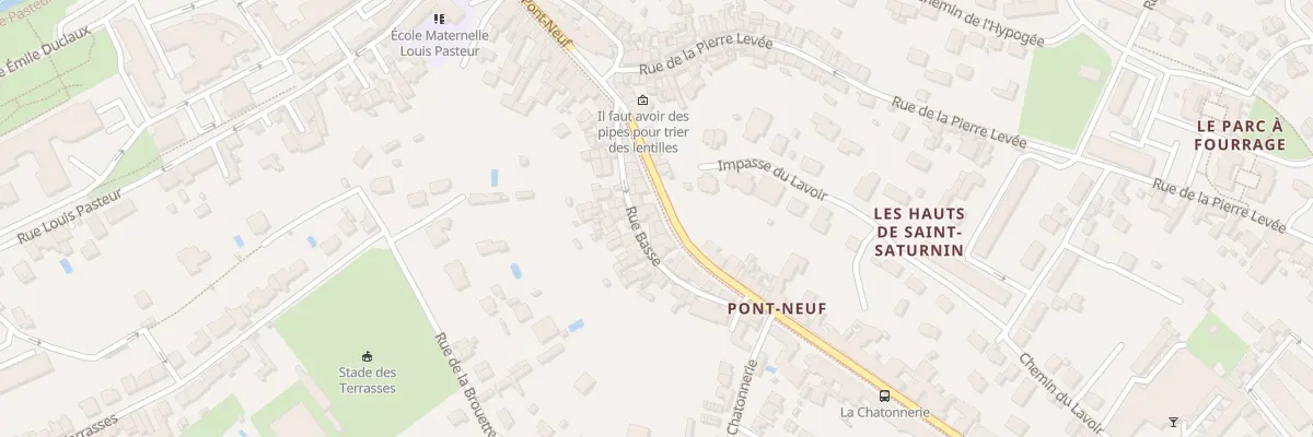 Plan du 86 Rue du Fg du Pont Neuf à Poitiers