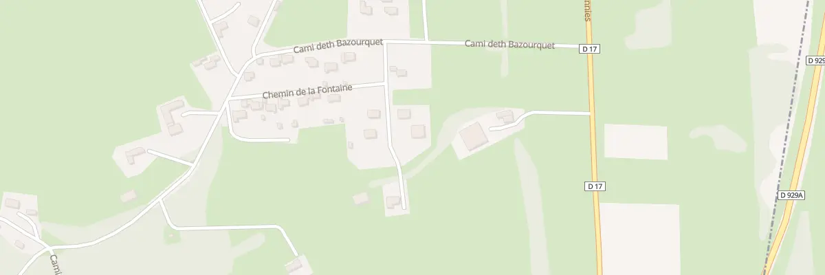 Plan du 7 Cami deth Cap deth Tech à Avezac-Prat-Lahitte