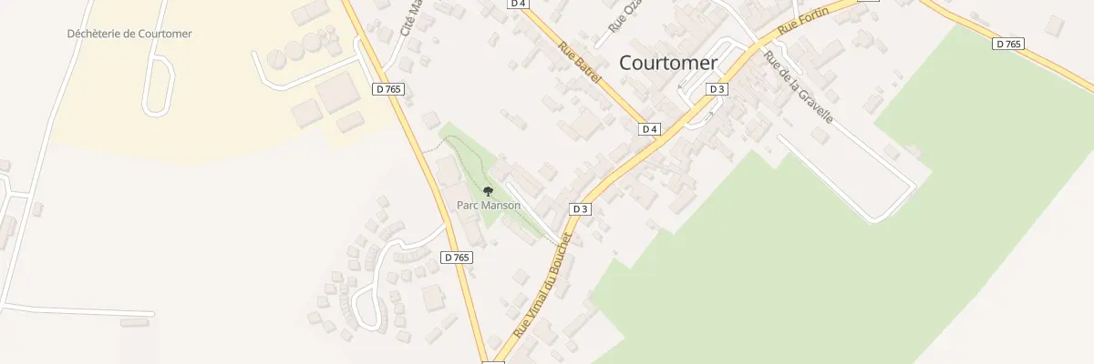Plan du 18 Rue Vimal du Bouchet à Courtomer