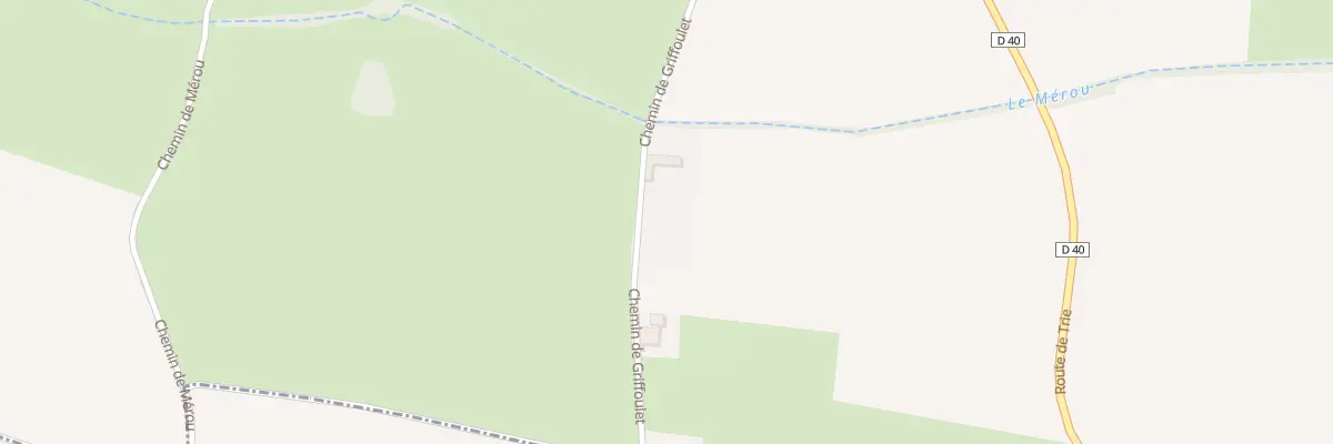 Plan du 5 Che de Griffoulet à Fontrailles