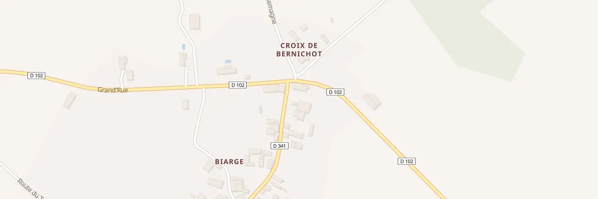 Plan du 83 Biarge à Chassiecq