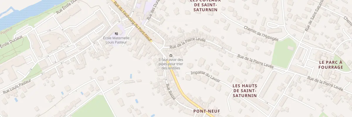 Plan du 71 Rue du Fg du Pont Neuf à Poitiers