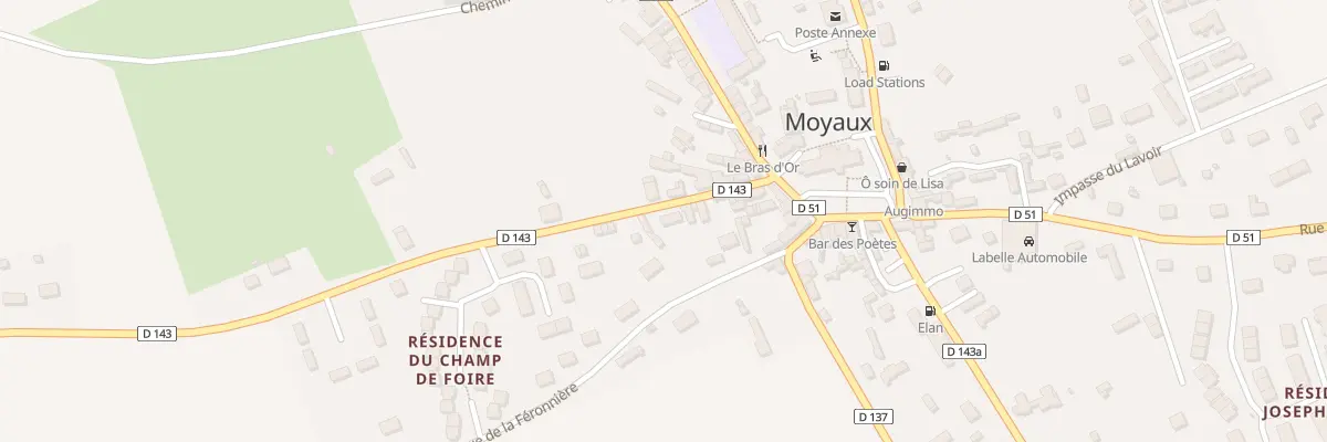 Plan du 17 Rue Jean de la Varende à Moyaux