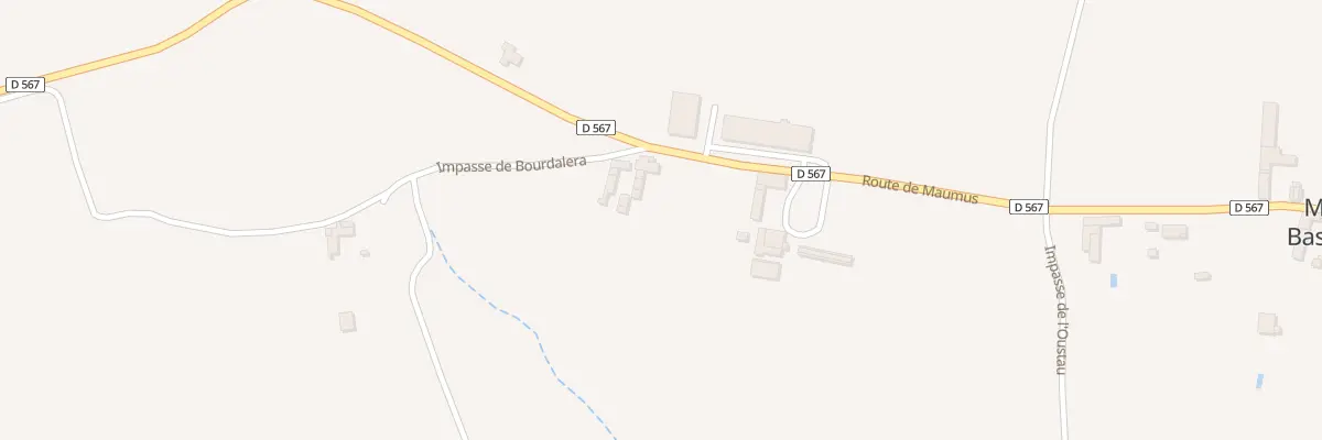 Plan du 5058 A Clamentis à Manas-Bastanous
