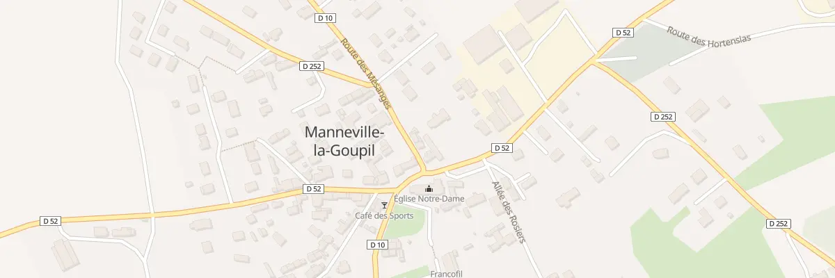 Plan du 32 Rte des Mésanges à Manneville-la-Goupil