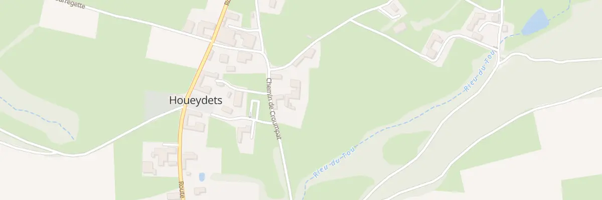 Plan du 54 Che de Devant Houeydets à Houeydets