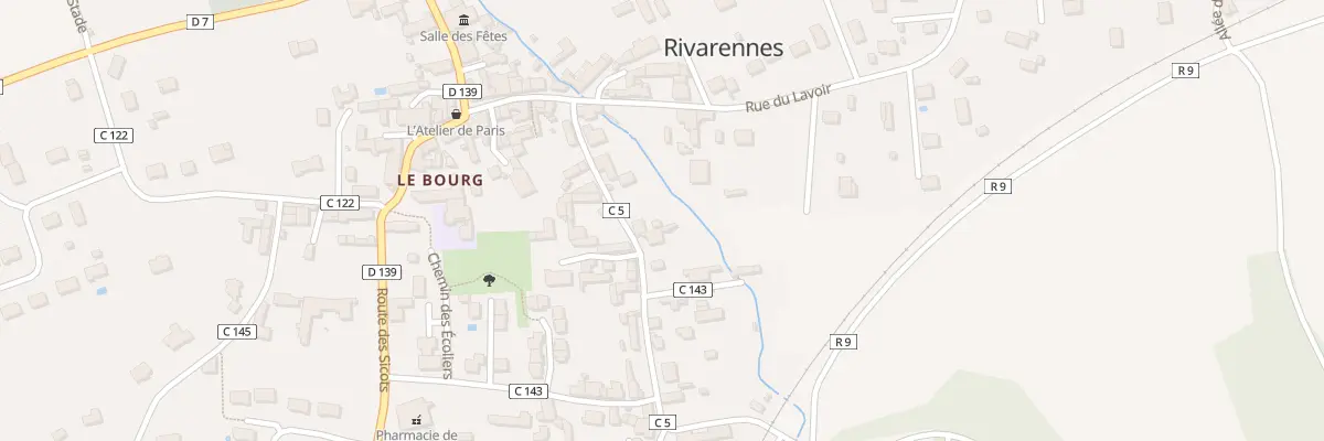 Plan du 11 Rue du Vieux Château à Rivarennes
