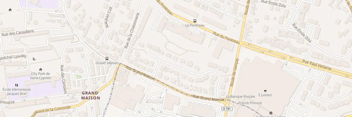 Plan du 22 Rue des Rapiettes à Poitiers