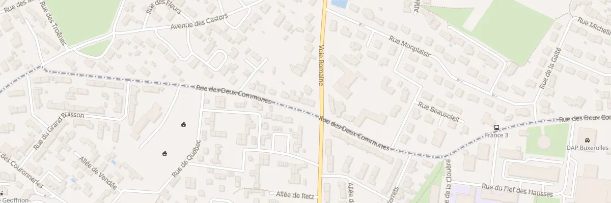 Plan du 21 Rue des Deux Communes à Buxerolles