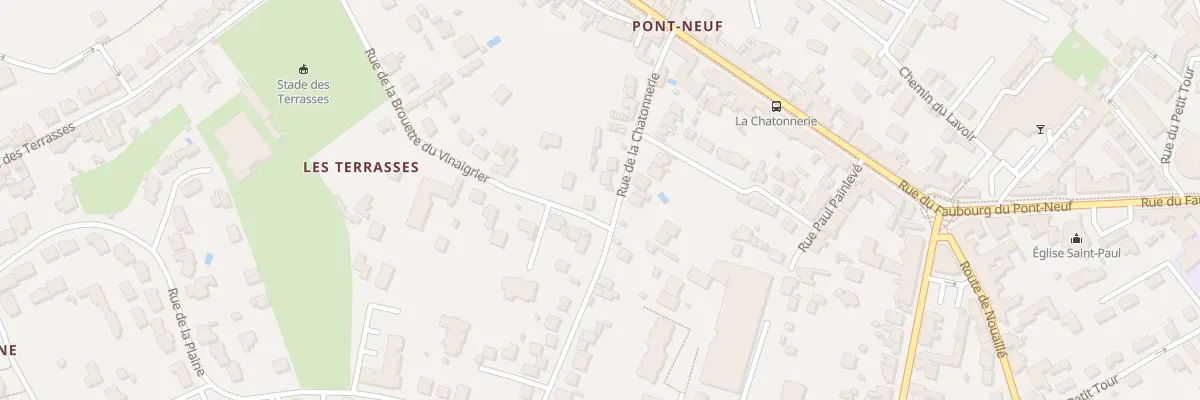 Plan du 22 Rue de la Chatonnerie à Poitiers