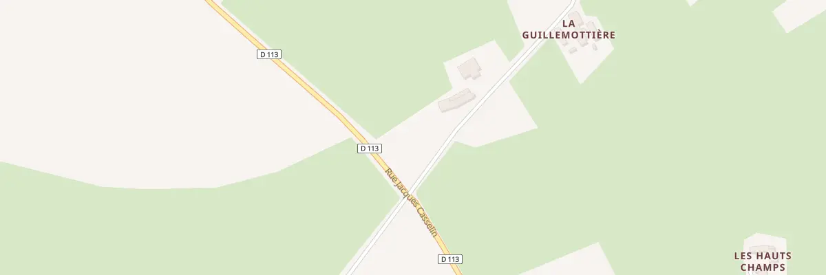 Plan du 5009 La Guillemottiere aux Aulneaux