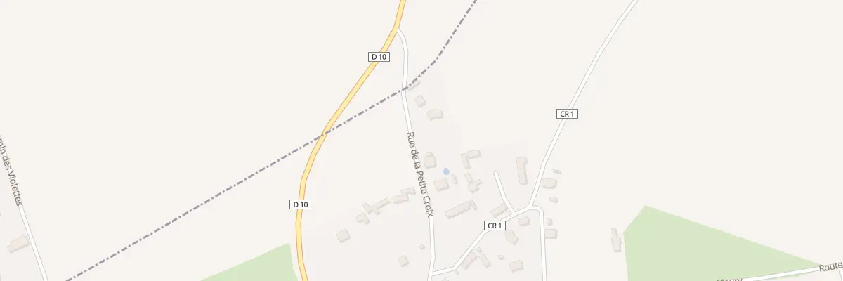 Plan du 260 Rue de la Petite Croix à Virville