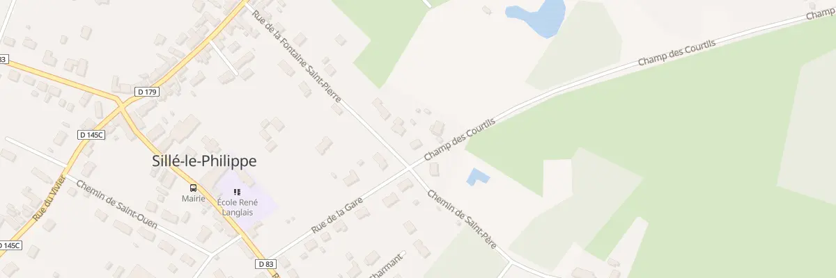 Plan du 5291 Champ des Courtils à Sillé-le-Philippe