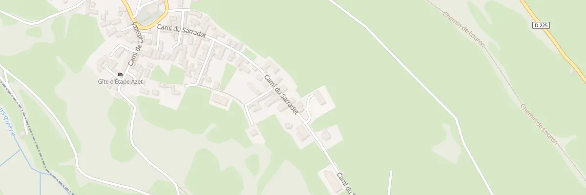 Plan du 5070 Subet Dors à Azet
