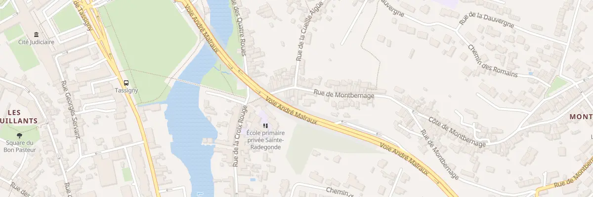 Plan du 22B Rue de Montbernage à Poitiers
