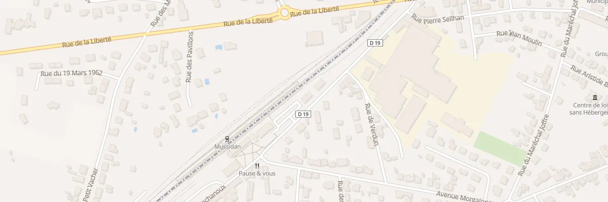 Plan du 4B Rue du General de Gaulle à Mussidan