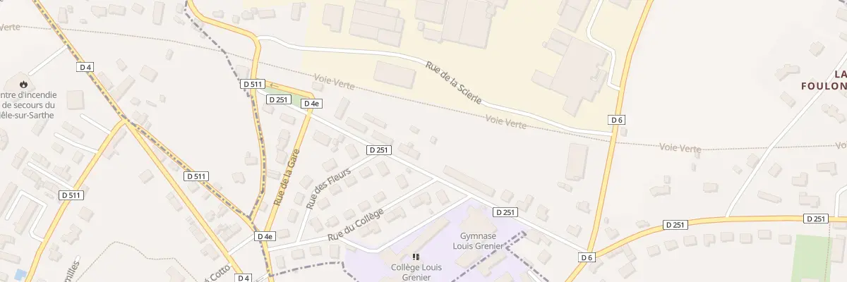 Plan du 28 Rue de l’Etang à Coulonges-sur-Sarthe