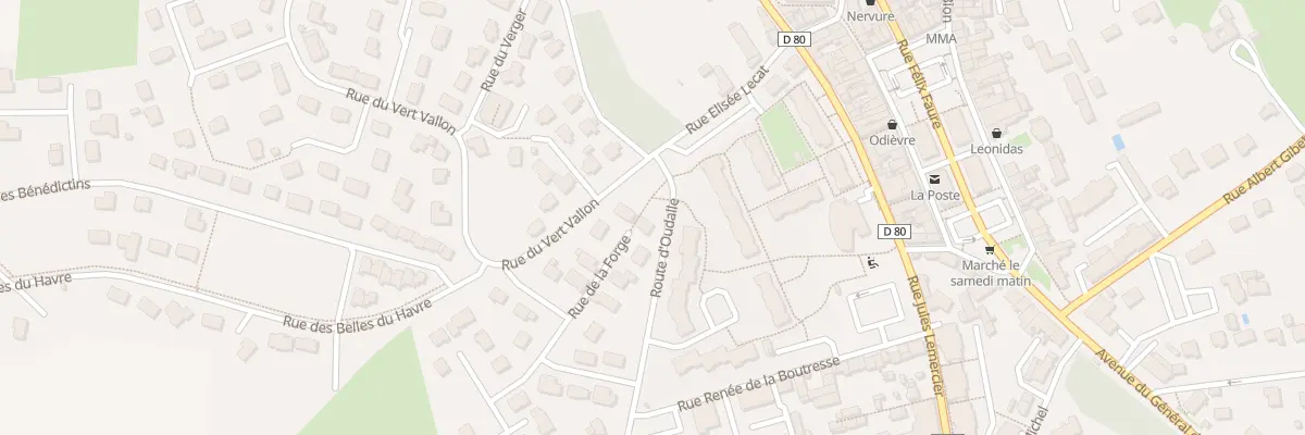 Plan du 8 Rue de la Forge à Saint-Romain-de-Colbosc