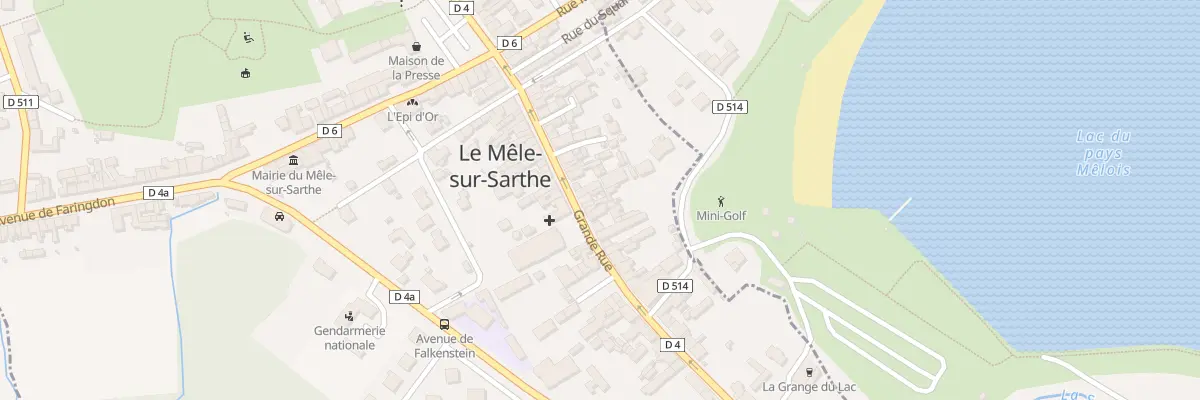 Plan du 72 Gr Grande Rue au Mêle-sur-Sarthe