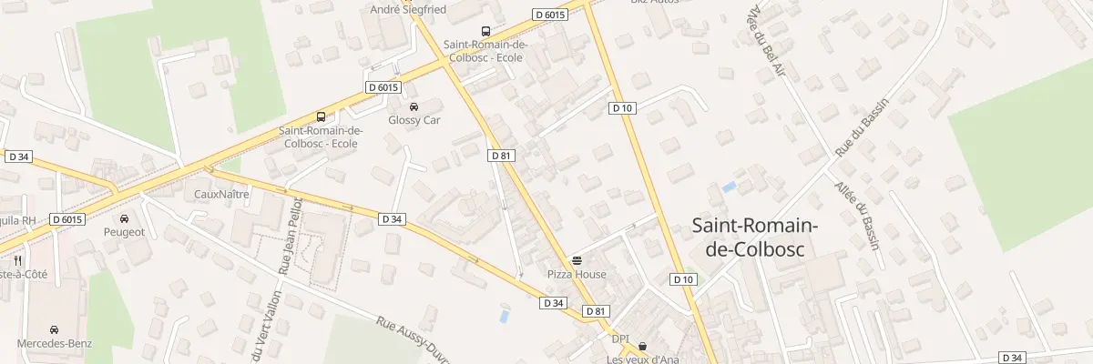 Plan du 74 Rue de la République à Saint-Romain-de-Colbosc