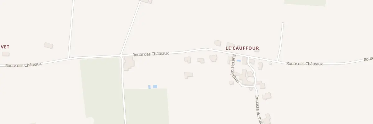 Plan du 1162 Rte des Châteaux à Thénac
