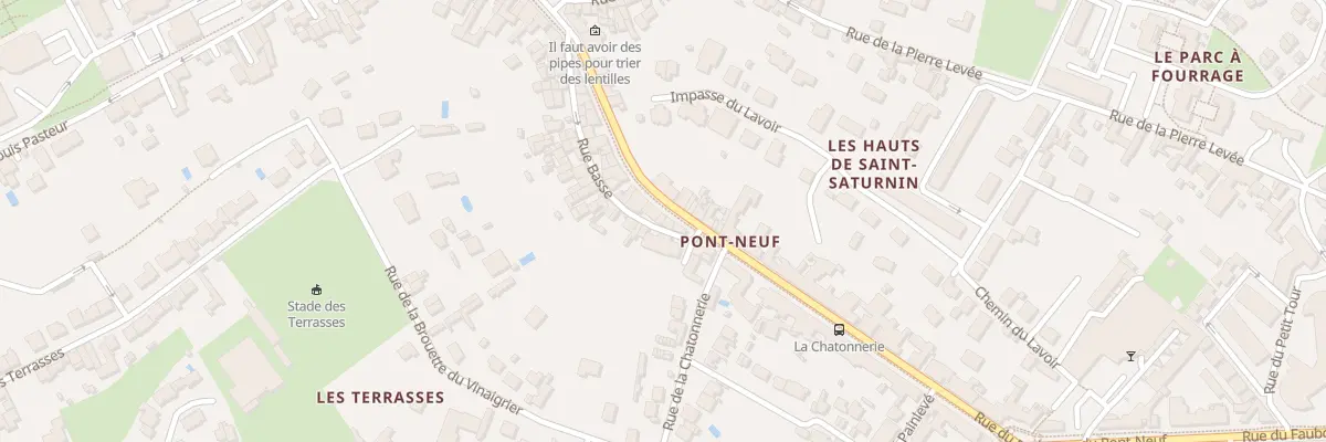 Plan du 102 Rue du Fg du Pont Neuf à Poitiers