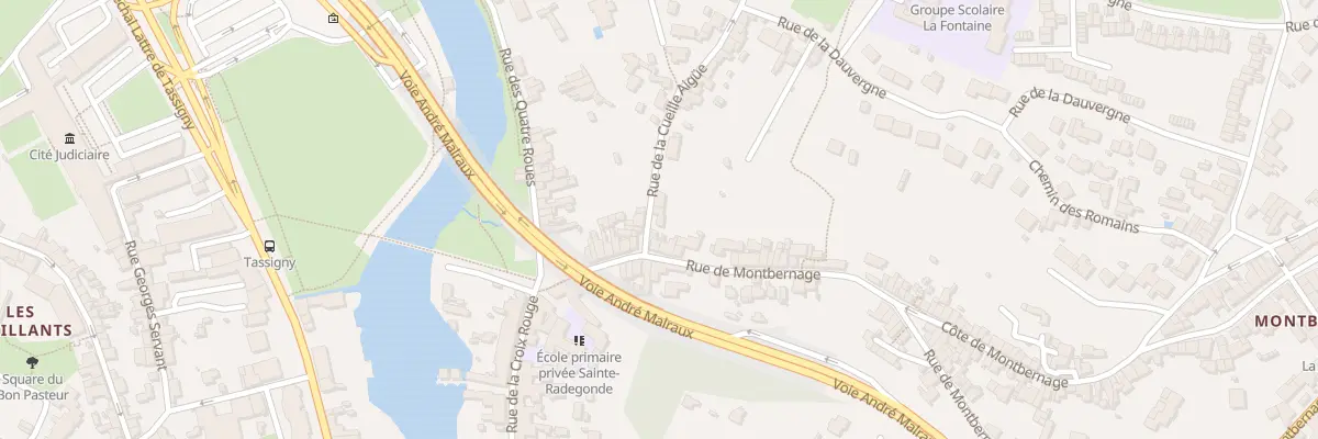 Plan du 6 Rue de la Cueille Aiguë à Poitiers