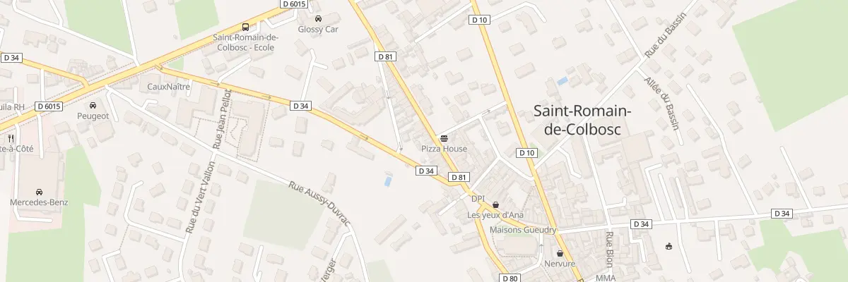 Plan du 15 Rue de la République à Saint-Romain-de-Colbosc