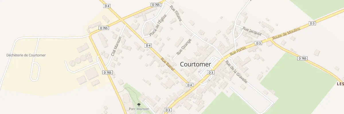 Plan du 10 Rue Batrel à Courtomer