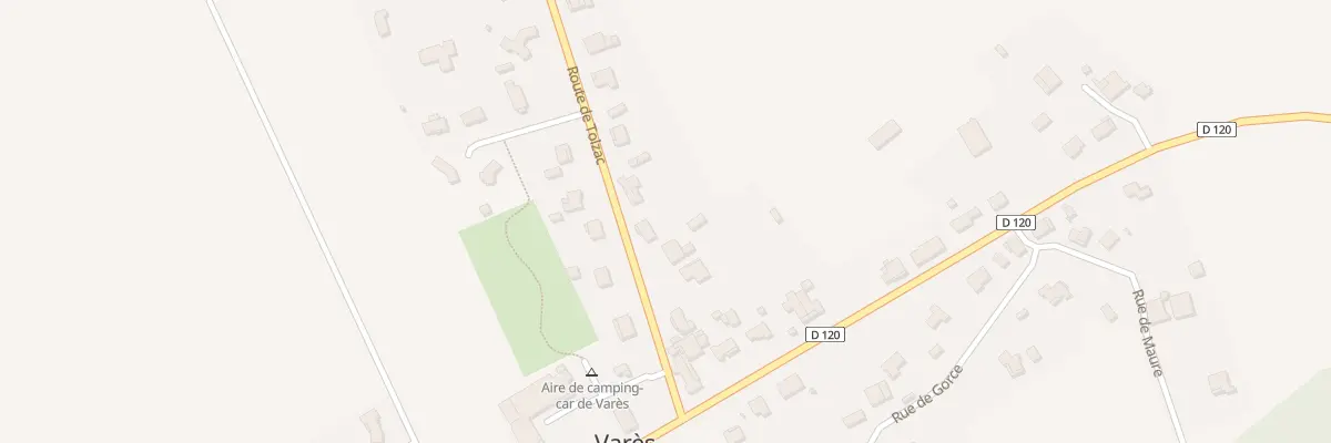 Plan du 132 Rte du Tolzac à Varès