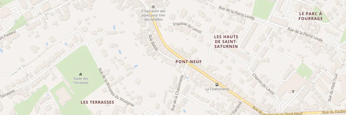 Plan du 104 Rue du Fg du Pont Neuf à Poitiers