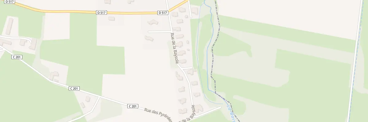 Plan du 9 Lot la Baysole à Lagrange