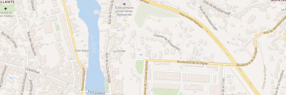 Plan du 6 Che de Pimpaneau à Poitiers