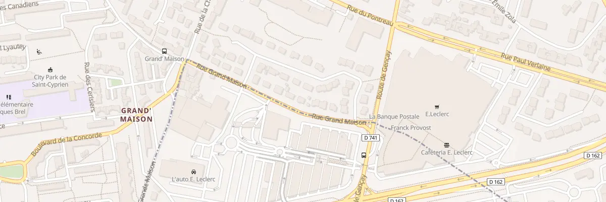 Plan du 23 Rue de la Grand Maison à Poitiers