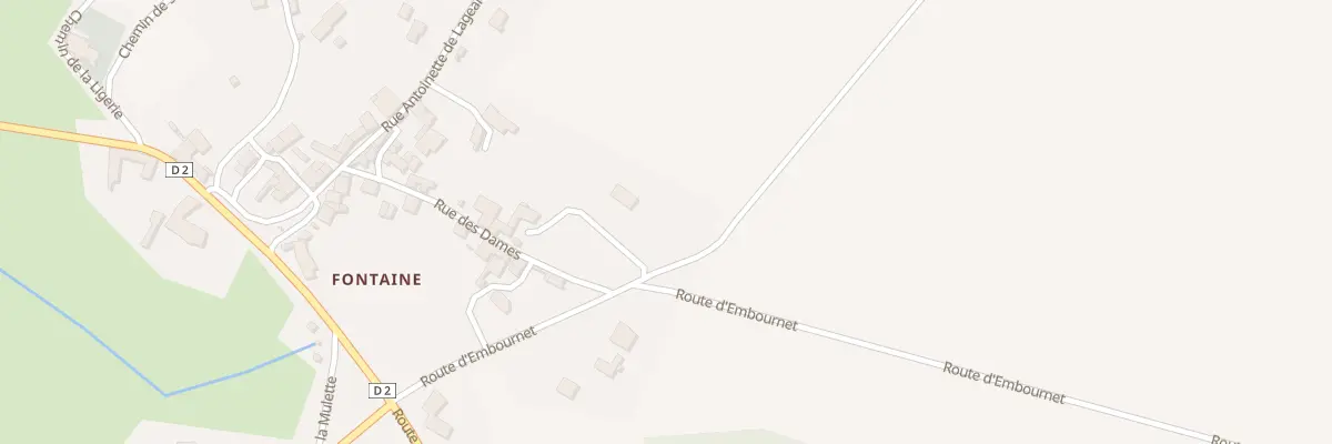 Plan du 289 Rte d’Embournet à Champagne-et-Fontaine