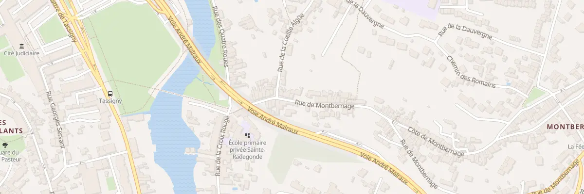 Plan du 27 Rue de Montbernage à Poitiers