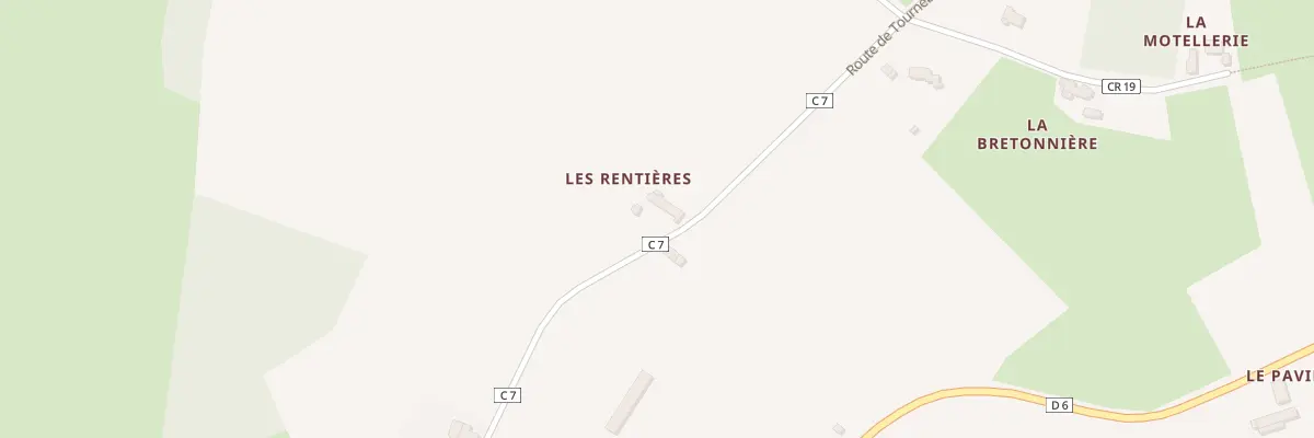 Plan du 327 Rte de Tournebride à Courcemont