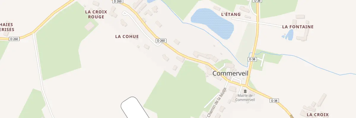 Plan du 21 Rue de la Charmille à Commerveil
