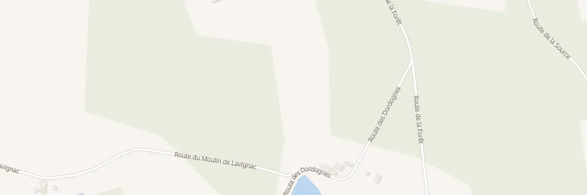 Plan du 4 Rte des Dordognes à Siorac-de-Ribérac