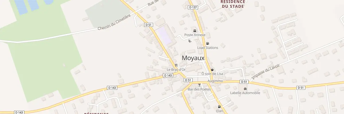 Plan du 5 Rue Jean Monnet à Moyaux