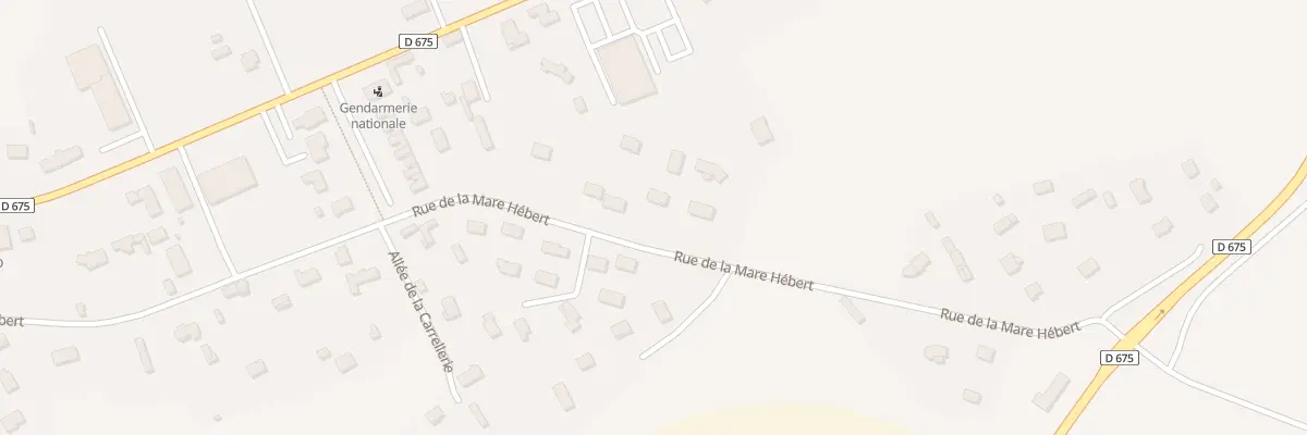 Plan du 729 Rue de la Mare Hébert à Beuzeville