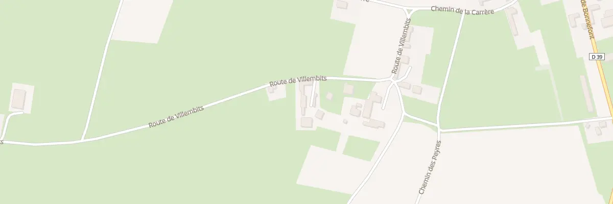 Plan du 11 Rte de Villembits à Tournous-Darré