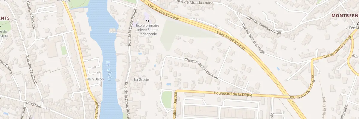 Plan du 12B Che de Pimpaneau à Poitiers