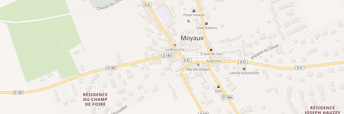 Plan du 10 Rue Jean de la Varende à Moyaux