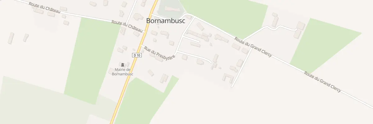 Plan du 100 Rue du Presbytere à Bornambusc