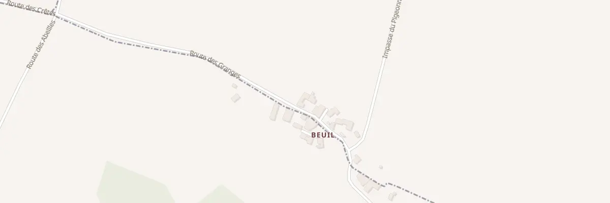 Plan du 1347 Rte des Granges à Cherval